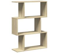 vidaXL Étagère séparatrice de pièce 3 Niveaux chêne Sonoma 70x24x97 cm