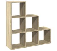 vidaXL Étagère séparatrice de pièce 3 Niveaux chêne Sonoma 99x29x99 cm