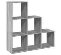 vidaXL Étagère séparatrice de pièce 3 niveaux Sonoma gris 99x29x99 cm