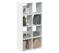 vidaXL Étagère séparatrice de pièce blanc 69,5x29x137,5 cm, étagère, étagère à livres, étagère de rangement, bibliothèque, 858021