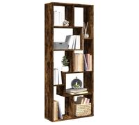 vidaXL Étagère séparatrice de pièce chêne fumé 67x25x161,5 cm – Bibliothèque de rangement