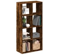 vidaXL Étagère séparatrice de pièce 69,5×29×137,5 cm Chêne fumé