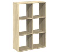 vidaXL Étagère séparatrice de pièce chêne Sonoma 69,5x29x103,5 cm, étagère, étagère à Livres, étagère de Rangement, bibliothèque, Support de Rangement