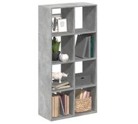 vidaXL Étagère séparatrice de pièce gris béton 69,5x29x137,5 cm