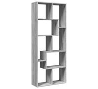 vidaXL Étagère séparatrice de pièce Sonoma Gris 67x25x161,5 cm, étagère de rangement