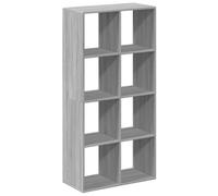 vidaXL Étagère séparatrice de pièce Sonoma gris 69,5×29×137,5 cm