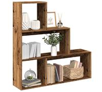 vidaXL Étagère séparatrice de pièce - Vieux bois
