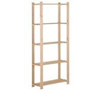 vidaXL Étagère stockage - 5 niveaux - Bois de pin