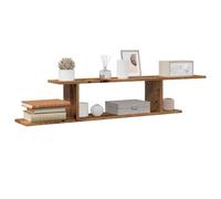 vidaXL Étagère TV murale vieux bois 125x18x23 cm bois d'ingénierie Marron