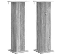 vidaXL Support pour plantes, 2 pièces, gris Sonoma, 30,5 x 30 x 100,5 cm