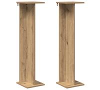 vidaXL Étagères à plantes, lot de 2, bois d'œuvre imitation chêne, 25 x 25,5 x 100,5 cm