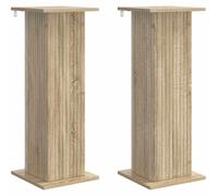vidaXL Étagères à plantes, lot de 2, chêne Sonoma, 30,5 x 30 x 80,5 cm