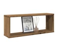 vidaXL Étagères cube murales 2 pcs chêne artisanal 60x15x23 cm