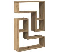 vidaXL Étagères cube murales 2 pcs chêne artisanal bois d'ingénierie Marron