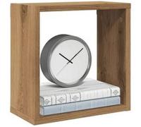 vidaXL Étagères Cube murales 2 pcs chêne Artisanal Bois ingénierie, Stockage en Forme de Cube, Organisateur en Forme de Cube, étagère Flottante