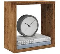 vidaXL Étagères Cube murales 4 pcs Vieux Bois 30x15x30 cm, Stockage en Forme de Cube, Organisateur en Forme de Cube, étagère Flottante