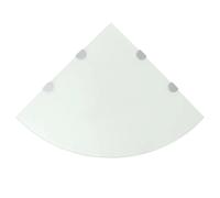 Vidaxl Étagères d'angle Verre - Lot de 2 pcs