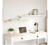 vidaXL Étagères flottantes 2 pcs 110x23,5x4 cm bois d'ingénierie, étagère murale, planche d'étagère, étagère murale de salle 4010698