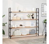 Vidaxl Étagères Flottantes 2 Pcs 120x20x2 Cm Acacia Massif À L'huile Marron