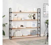 vidaXL Étagères flottantes 3 pcs 160x20x2 cm acacia massif à l'huile, étagère murale, planche d'étagère, étagère murale de salle de bain Marron G
