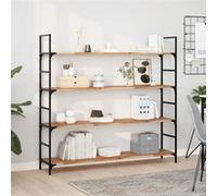 Vidaxl Étagères Flottantes 3 Pcs 160x30x2 Cm Acacia Massif À L'huile Marron