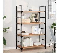 vidaXL Étagères flottantes 4 pcs 100x40x2 cm acacia massif à l'huile, étagère murale, planche d'étagère, étagère murale de salle de bain Marron G