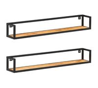 vidaXL Étagères murales 2 pcs 120 cm Bois d'acacia massif 320675
