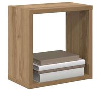vidaXL Étagères Murales 2 pcs Chêne Artisanal Bois d'ingénierie, Étagère Murale rectangulaire, Style Moderne, Bois Robuste, déco Minimaliste, Rangement Fonctionnel pour Salon