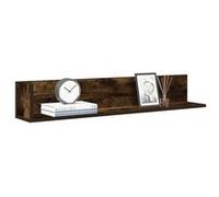 vidaXL Étagères murales 2 pcs chêne fumé 100x16,5x16,5 cm Multicolore