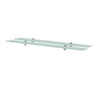 Vidaxl Étagères Murales 2 Pcs Verre 100 X 10 Cm 8 Mm
