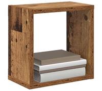 vidaXL Étagères Murales 4 pcs Bois Ancien Bois d'ingénierie, Étagère Murale rectangulaire, Style Moderne, Bois Robuste, déco Minimaliste, Rangement Fonctionnel pour Salon