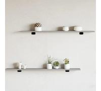 VidaXL Étagères murales 4 pcs sonoma gris