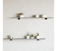 vidaXL Étagères murales 4 pièces – Tablettes suspendues avec rangement, Sonoma gris, bois ingénierie