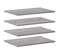 vidaXL Étagères murales 4 pièces Sonoma gris 60 x 40 x 1,5 cm bois d'ingénierie