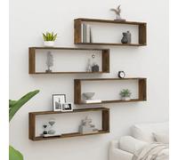 vidaXL Étagères murales cubiques 4 pcs