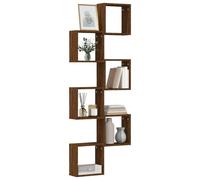 vidaXL Étagères murales sous forme cube 6 pcs chêne marron 30x15x30cm