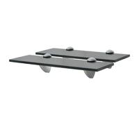 vidaXL 2X Etagères Murales Etagères Flottantes Etagères Suspendues Salon Chambre à Coucher Salle de Bain Intérieur Maison Verre 30x10 cm 8 mm