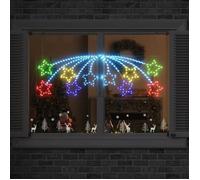 vidaXL Étoile de Noël 432 LED multicolore 182×58 cm PVC