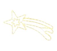 vidaXL Étoile filante à LED LOVIISA 80 LED Blanc Chaud 76 x 36 cm