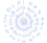 vidaXL Décoration de Noël Étoile Rayonnante 140 LED Blanc froid 17 cm Intérieur/Extérieur