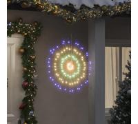 VidaXL Étoile Rayonnante de Noël 140 LED - Multicolore - 17 cm