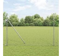 vidaXL Clôture Euro 1,6 x 10 m Acier galvanisé