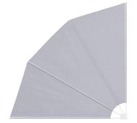 vidaXL Éventail de balcon pliable Gris 210×210 cm