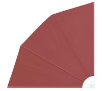 vidaXL Éventail de balcon pliable Terracotta-Rouge 210×210 cm