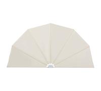 vidaXL Éventail latéral de terrasse pliable Crème 200 cm