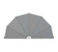vidaXL Éventail latéral de terrasse pliable Gris 200 cm