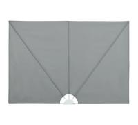 vidaXL Éventail latéral de terrasse pliable Gris 240 × 160 cm