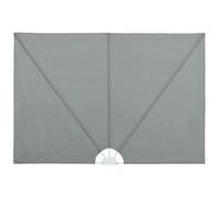 vidaXL Éventail latéral de terrasse pliable Gris 400×200 cm