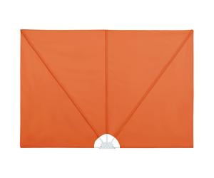 vidaXL Éventail latéral de terrasse pliable Terracotta-Rouge 400×200 cm