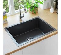 vidaXL Evier de Cuisine Fait à la Main Evier Encastré Evier Rectangulaire Évier à Vasque Maison Intérieur Résistant Robuste 145084